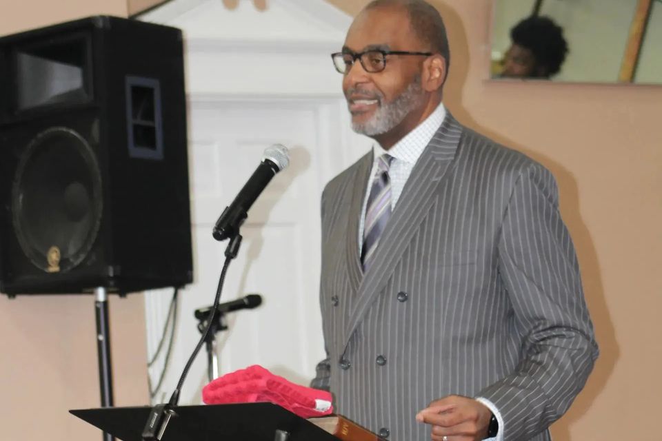 Pastor Kevin English at Open Bible Church