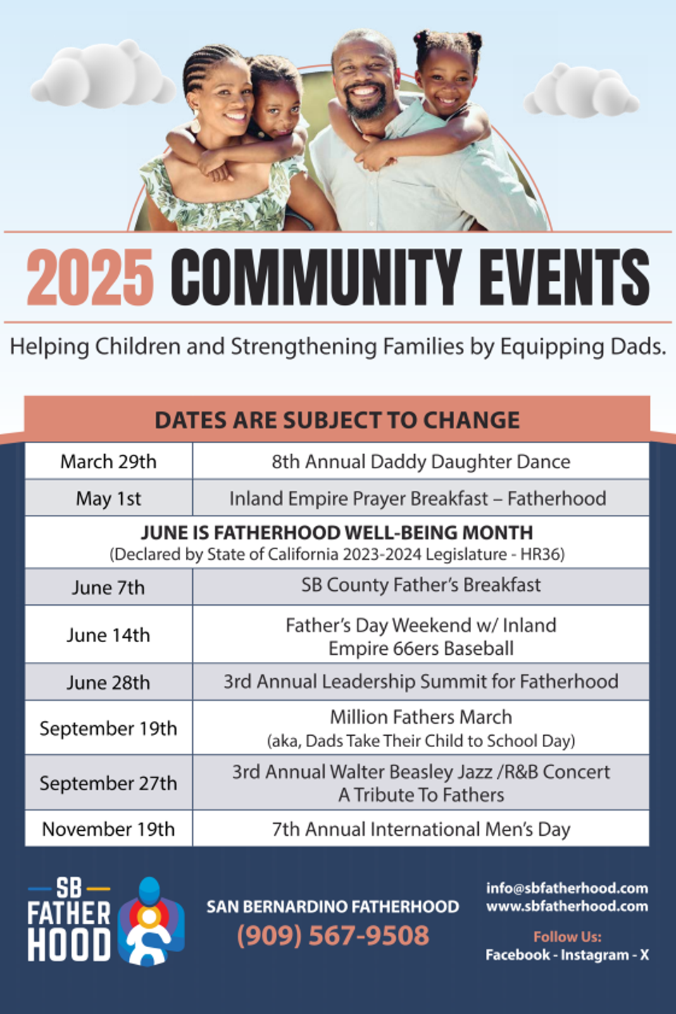 Father's community events