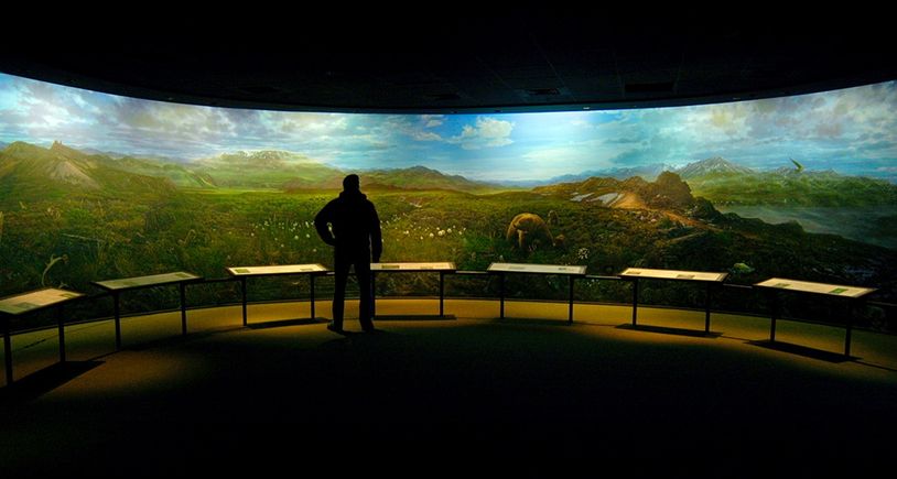 Robert Evans: Alaskan Tundra Mural (central section)
