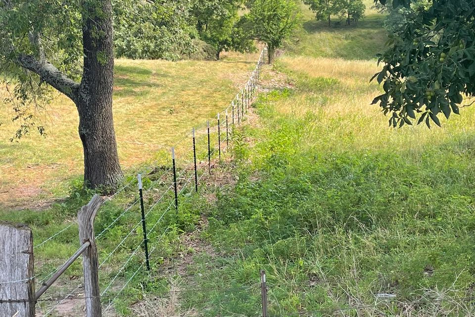 barbed wire farm fence repair or replacement