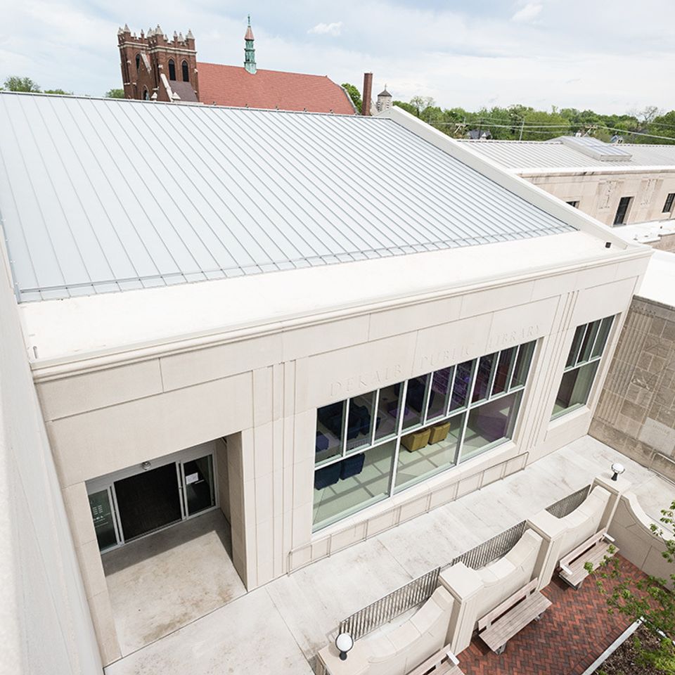 Library roofing company