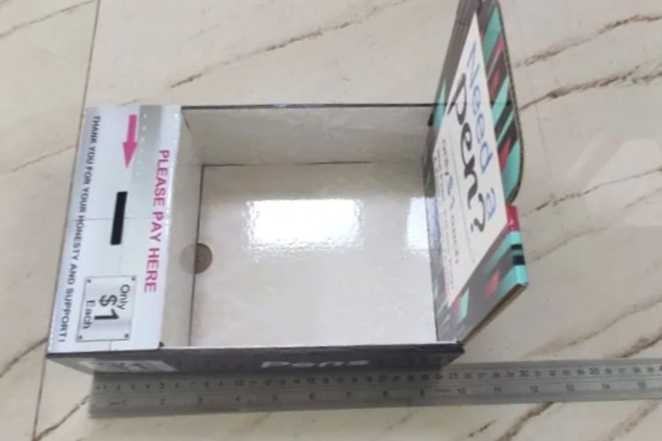 Here are Pen vending honor box measurements. Placed in a small business This is a low-cost vending start-up, offering an easy vending startup