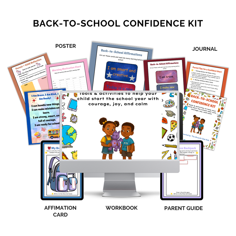Mock up back to school confidence kit