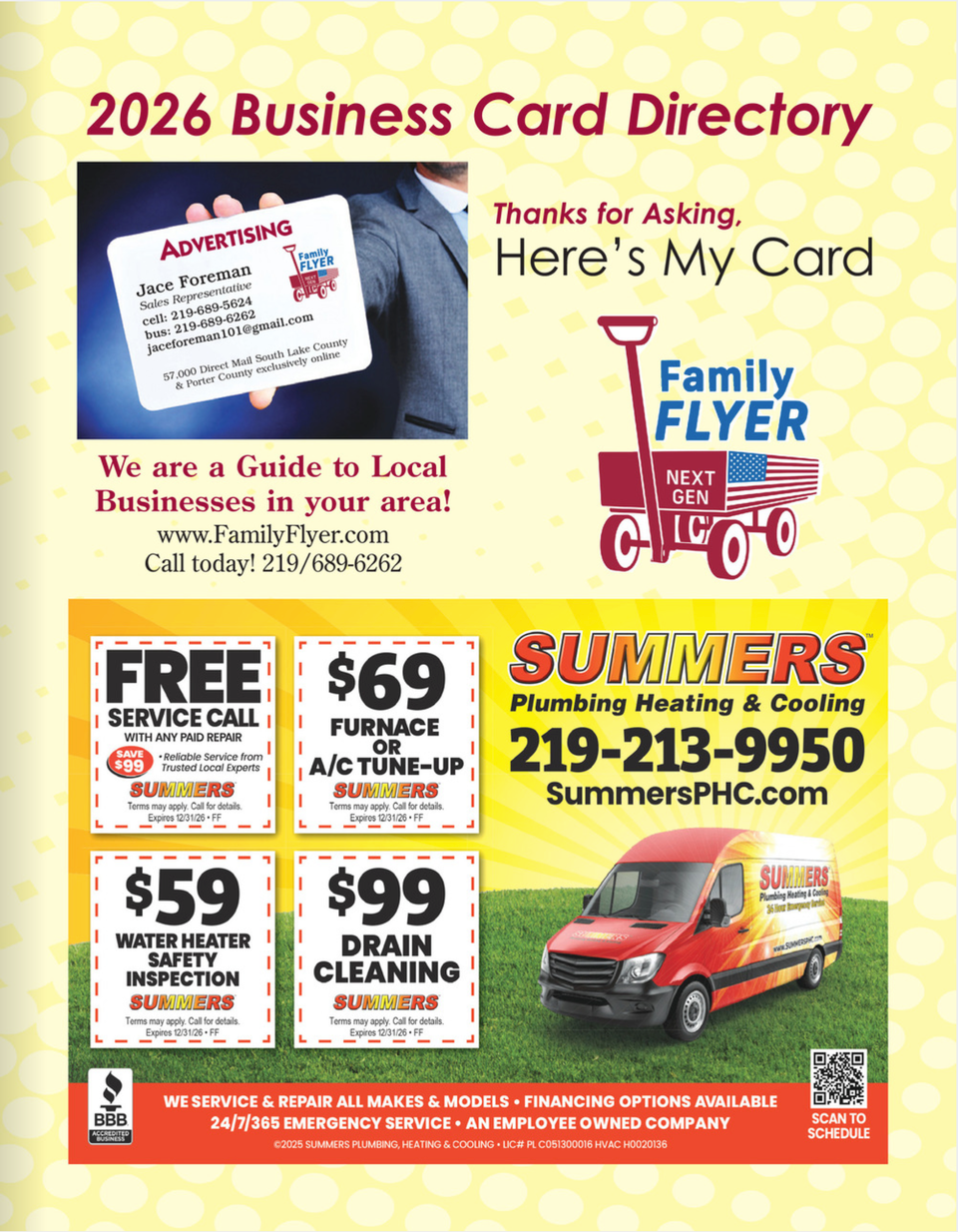 Business card directory