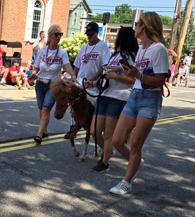 Christine oliver and pony july 4