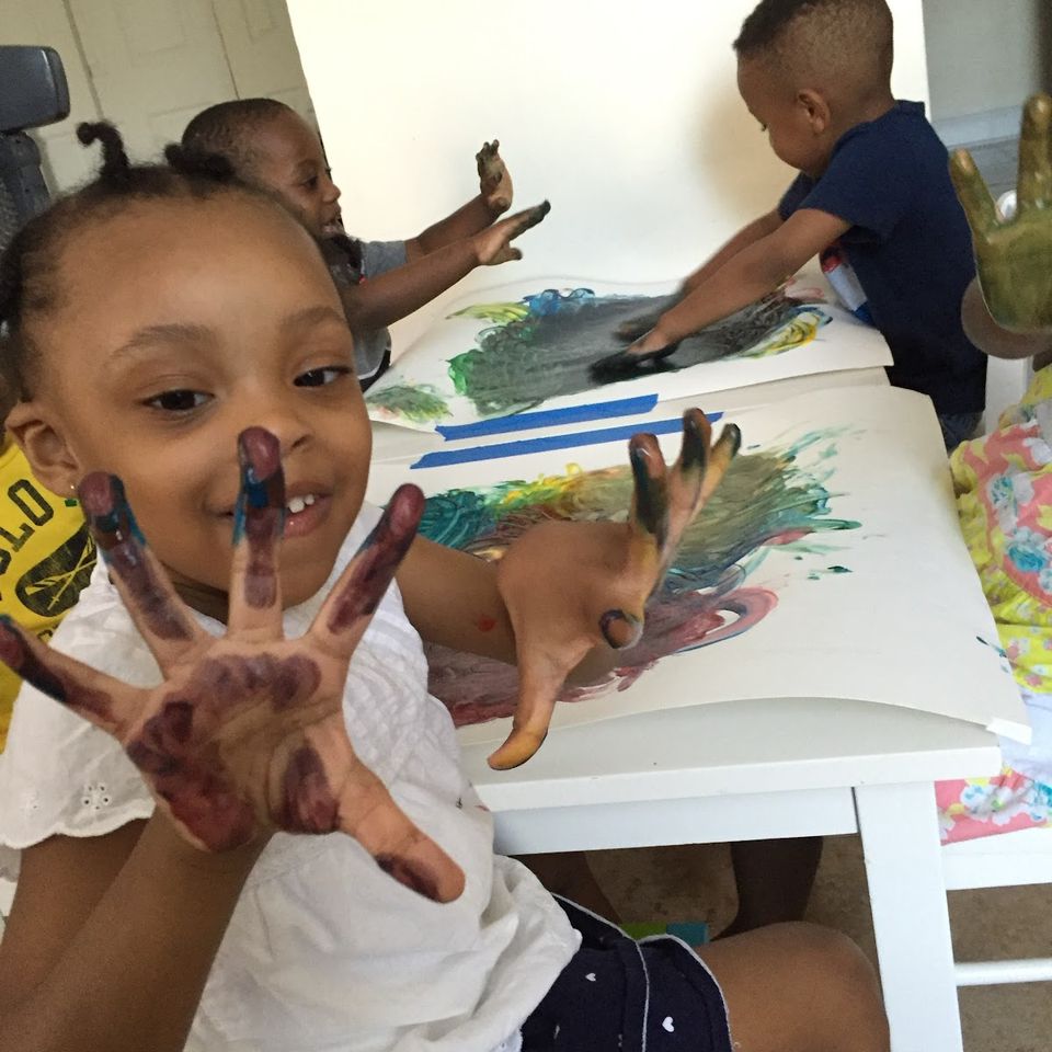 Hand paintings