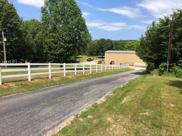 White farm fence
