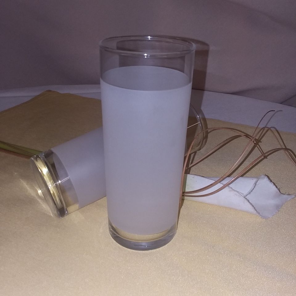 Frosted beer   iced tea glass