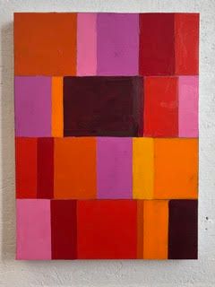 Annie Newman: Color block. Oil on wood