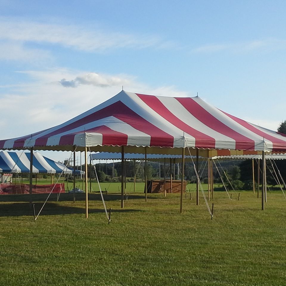 20x30 party tents with colors