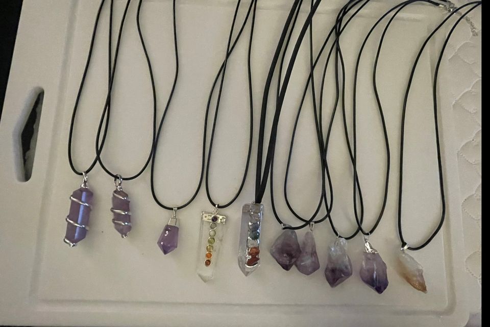 Crystal necklaces