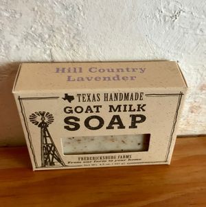 Fredericksburg Farms Goat Milk Bar Soap Hill Country Lavender 4.5 oz