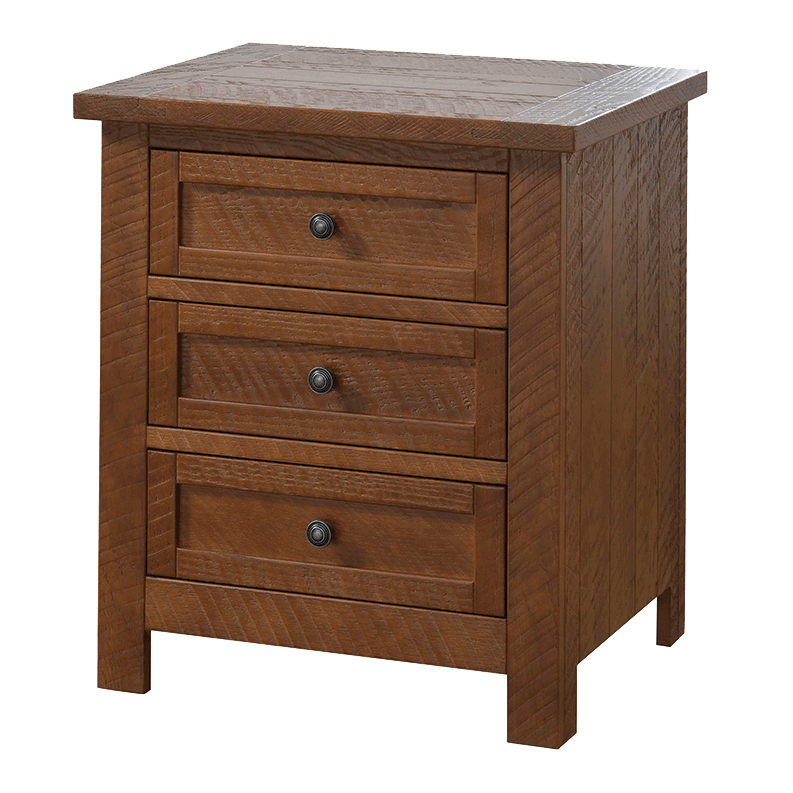 Trf timber lake 3 drawer nightstand