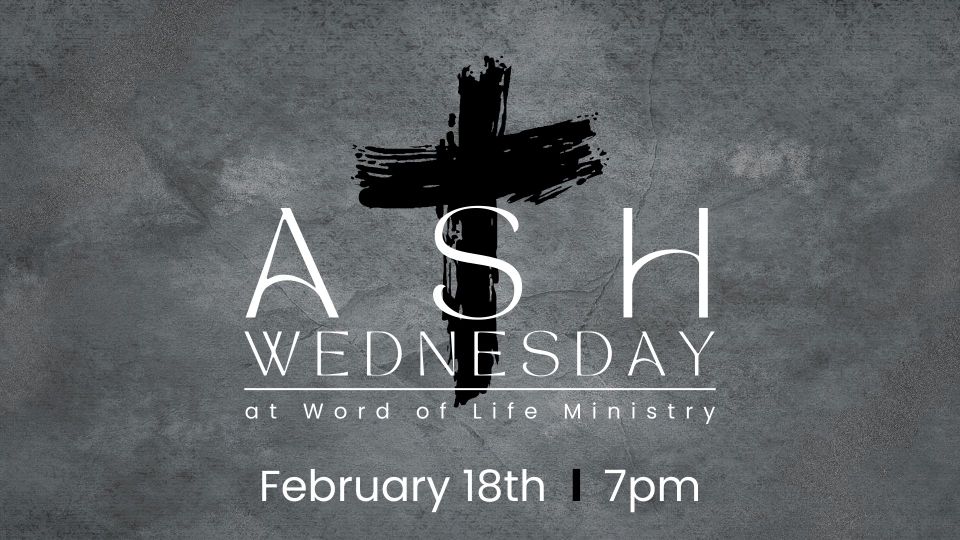 Ash wednesday 2026
