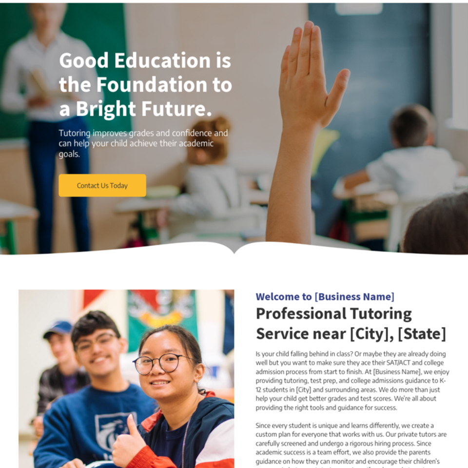Tutoring service