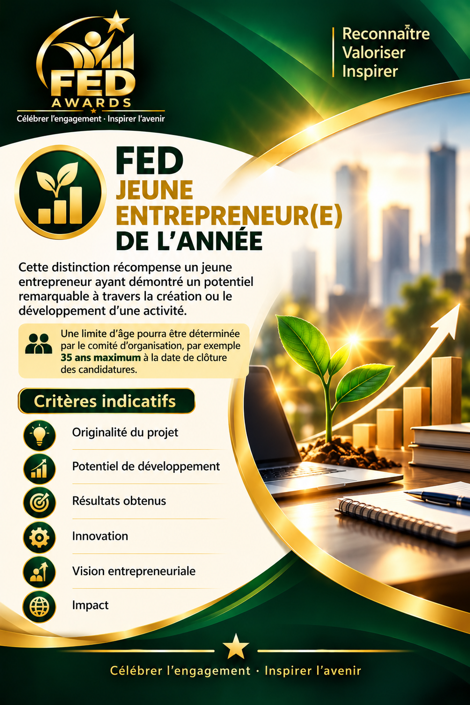 Fed young entrepreneur of the year award