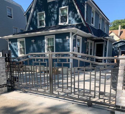 Pedestrian Iron Fence