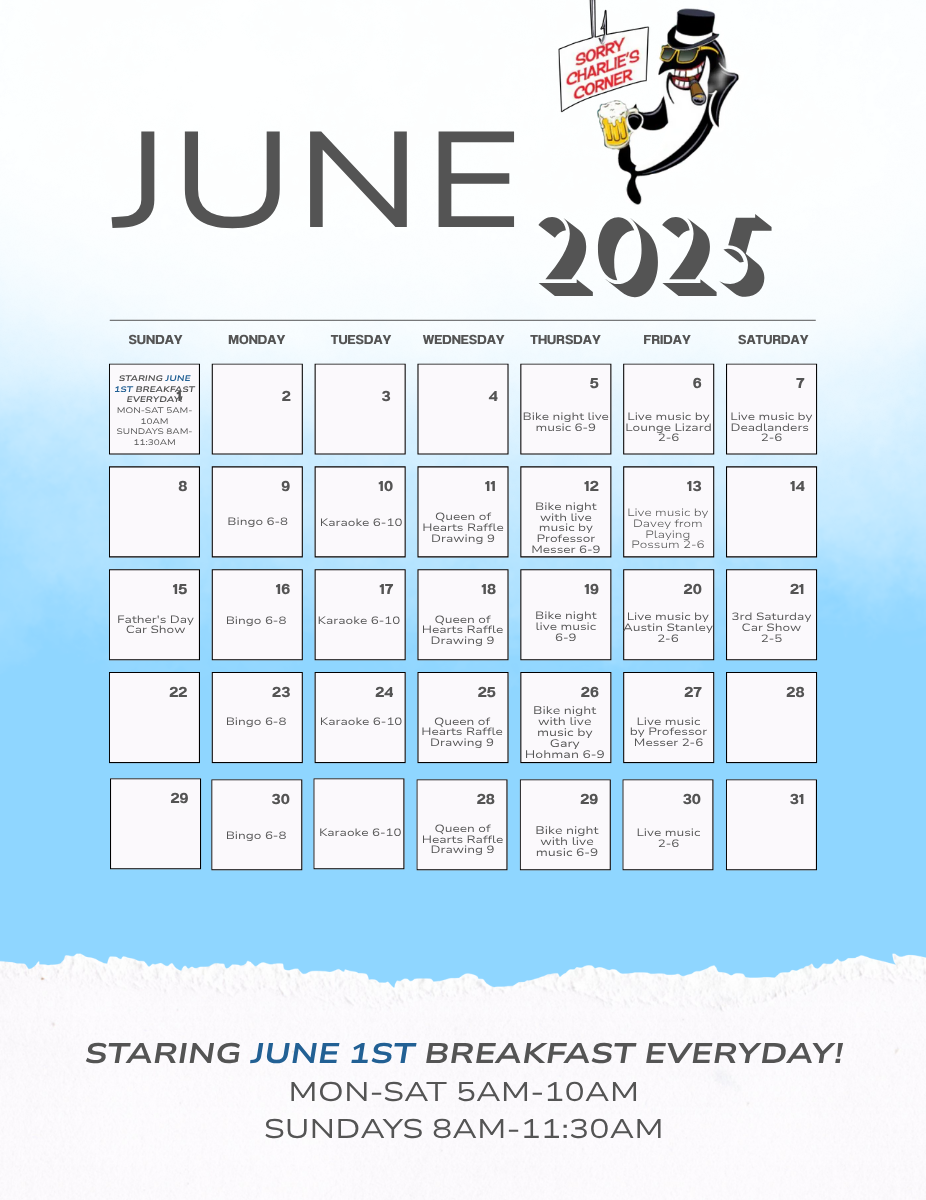 June calendar sc