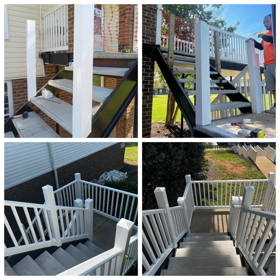 Vinyl rails