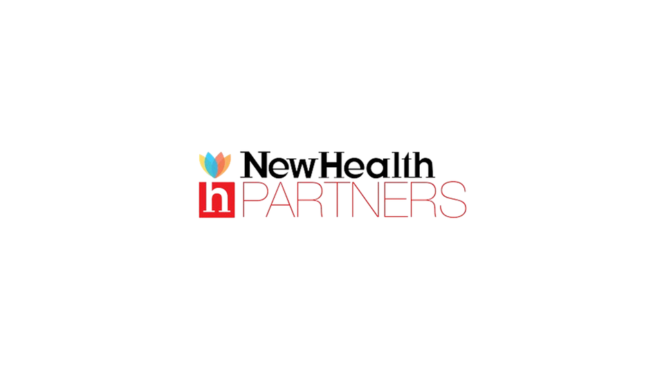 New health partners logo (full white board)