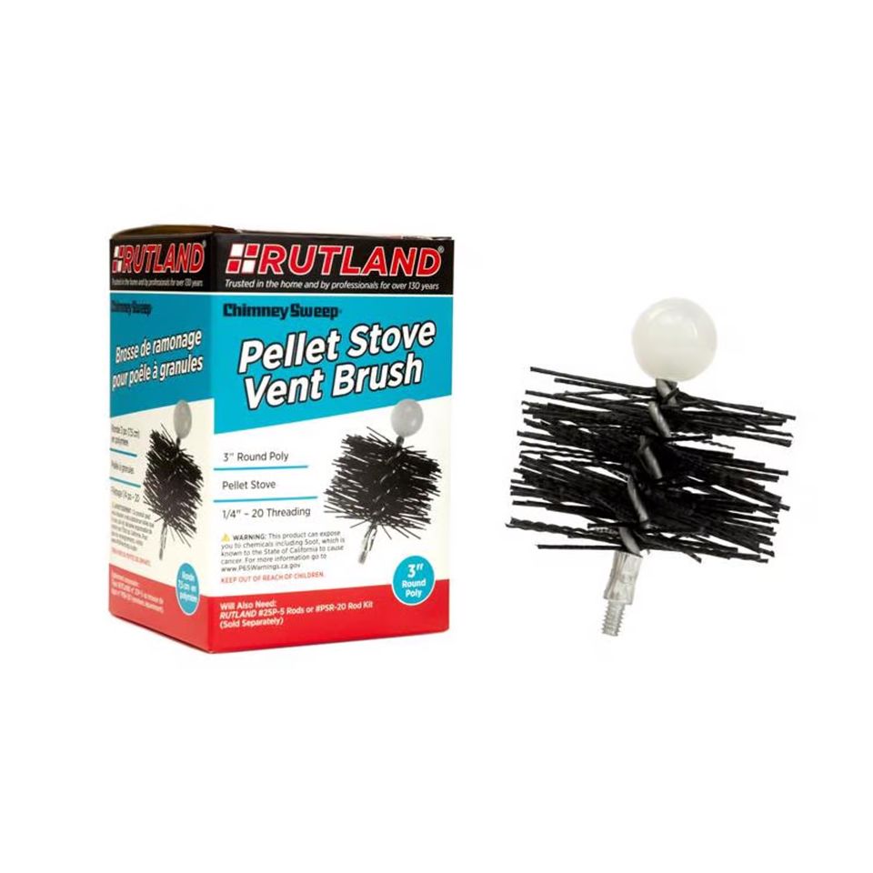 pellet stove vent brush