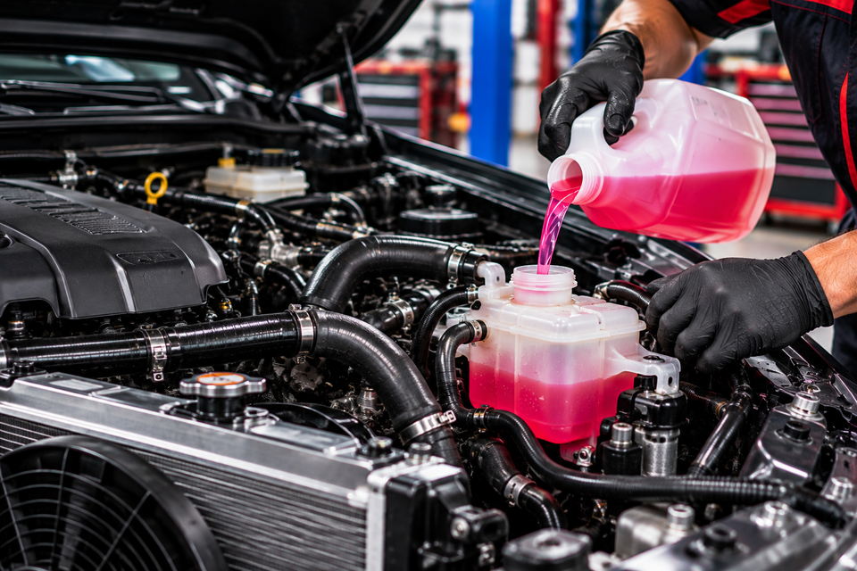 Cooling system service