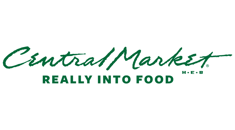 Central market really into food logo vector