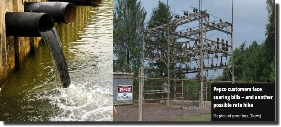 Water pollution   higher power bills with boarder