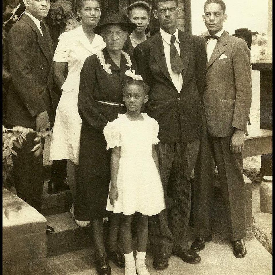 Toomer family portrait circa 1947