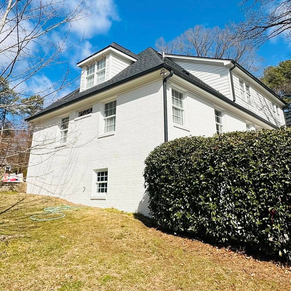 After side brick house