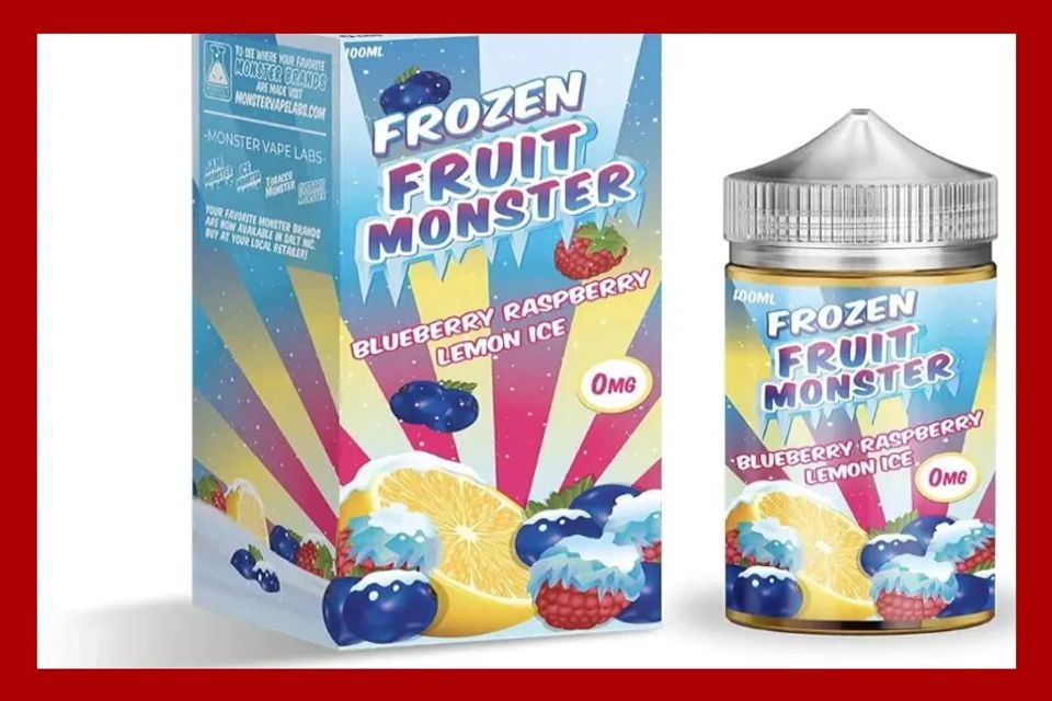 Fruit Monster Iced Blueberry Raspberry Lemon E-Liquid