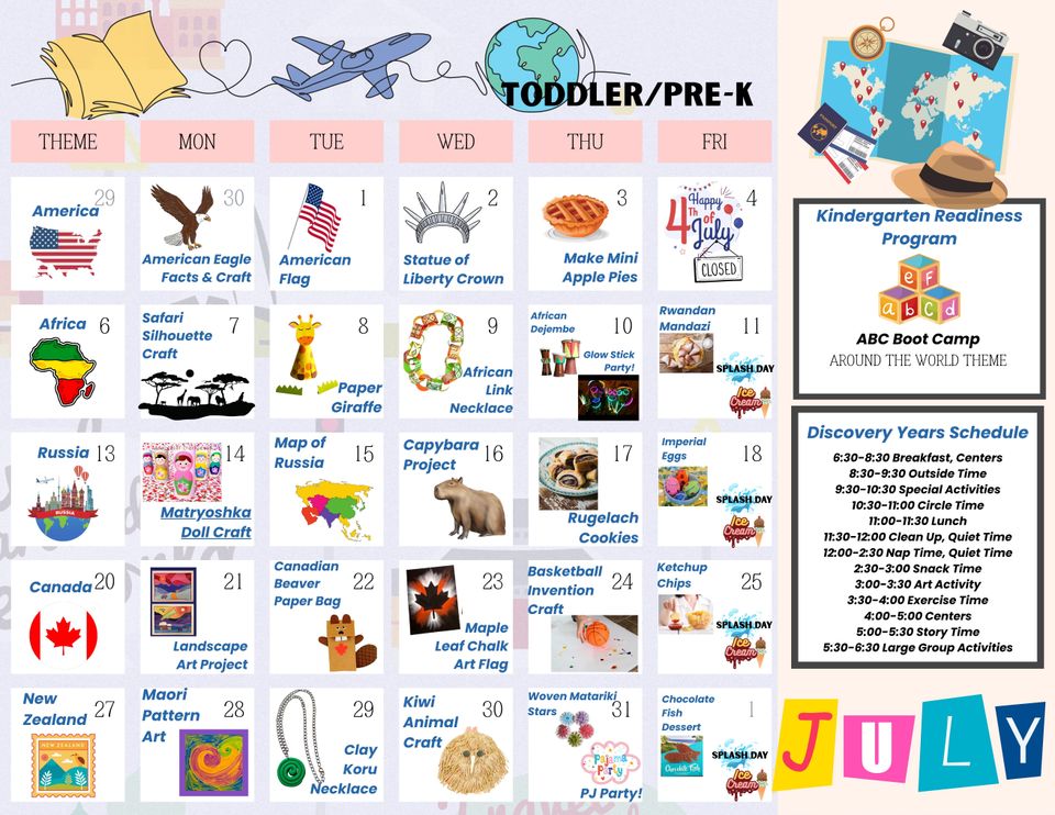 Toddlerprek july
