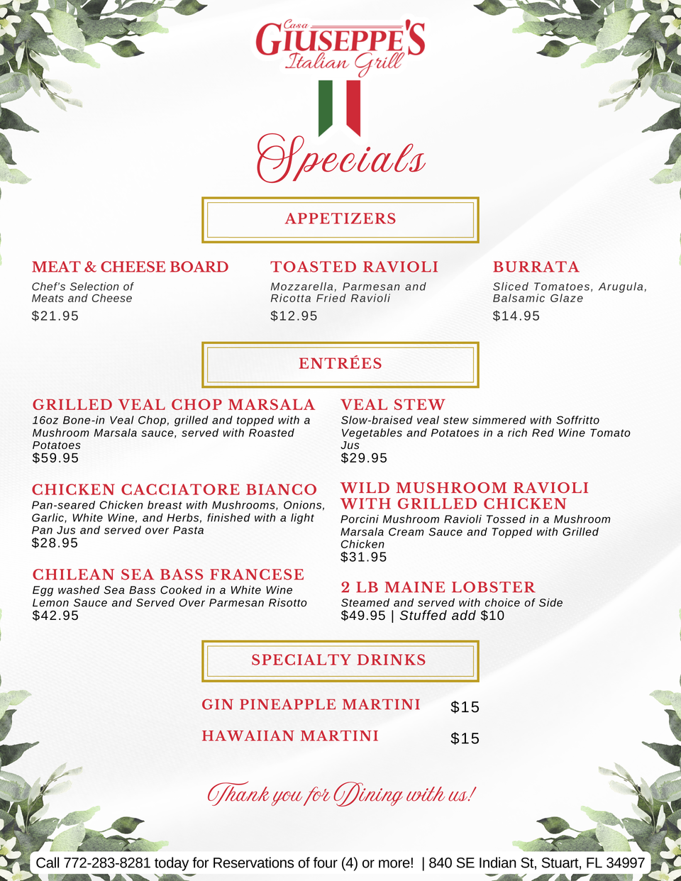 Cg specials for social 