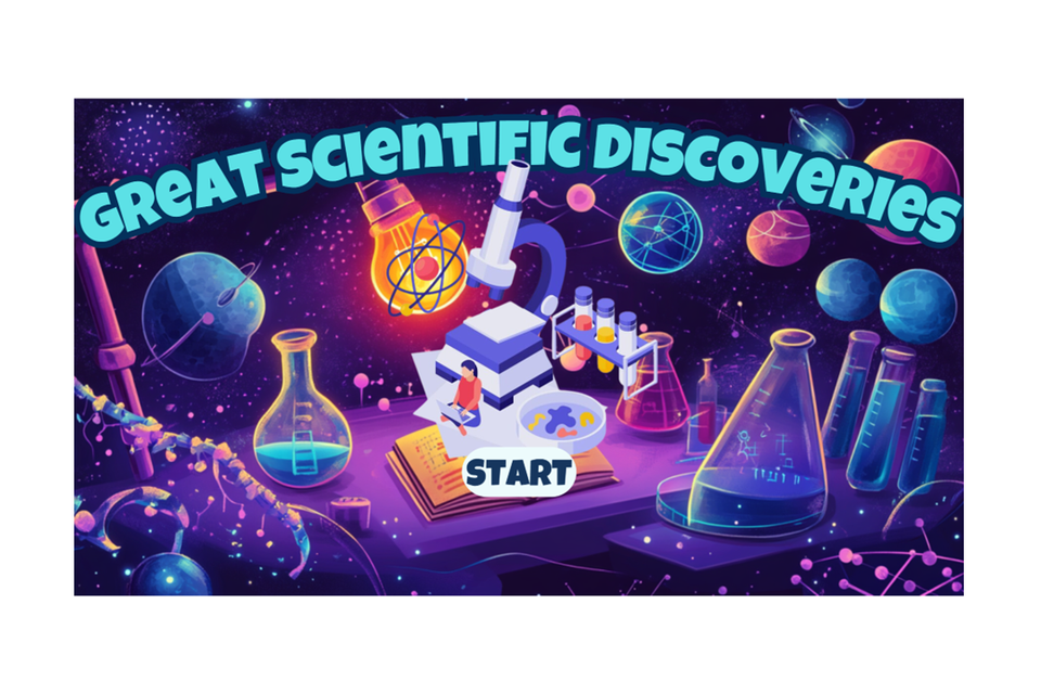 Great scientific discoveries   kids interactive quiz game