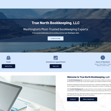The North Bookkeeping LLC Home page