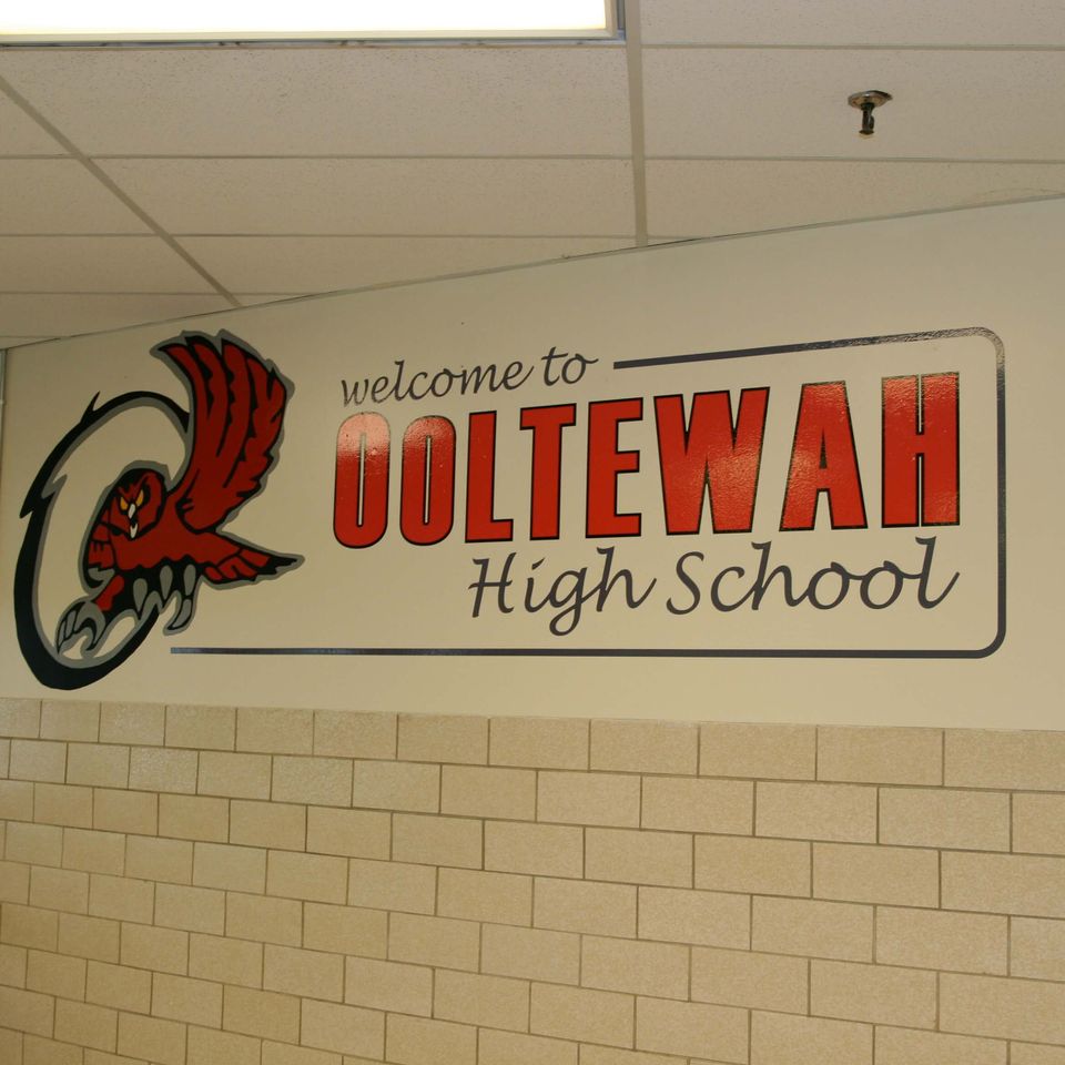 Cut vinyl ooltewah hs wall