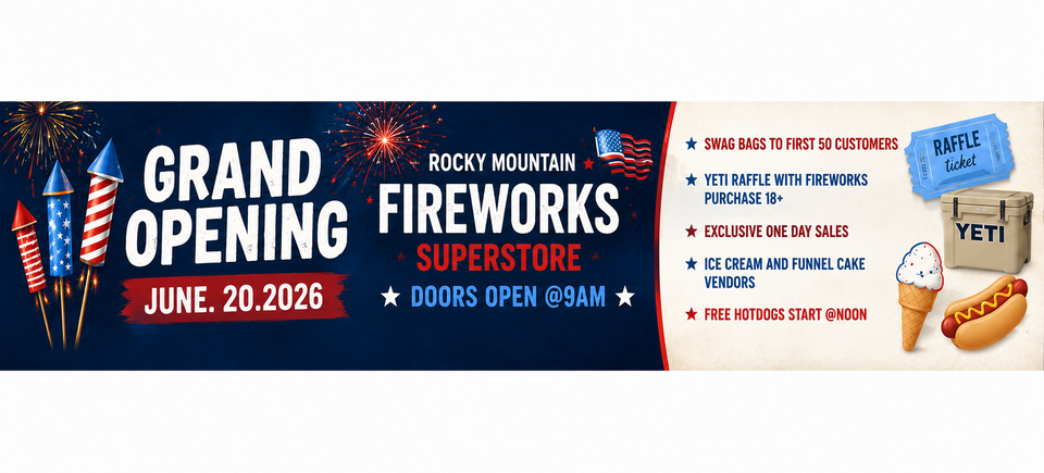 Rocky Mountain Fireworks Grand Opening 2026 Image 2