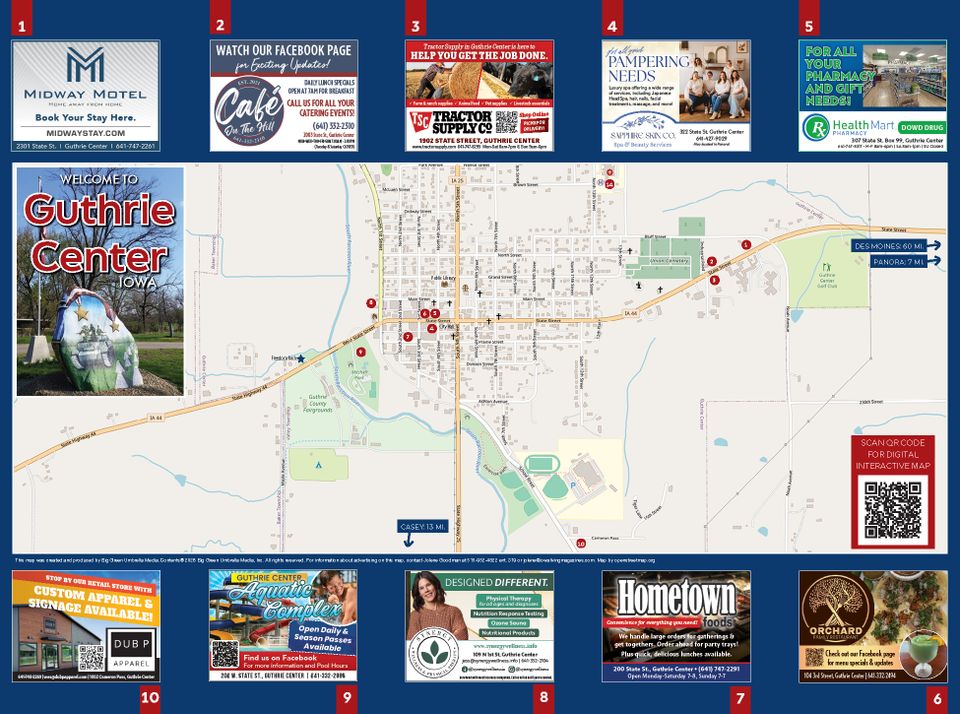 Guthrie center map 2026