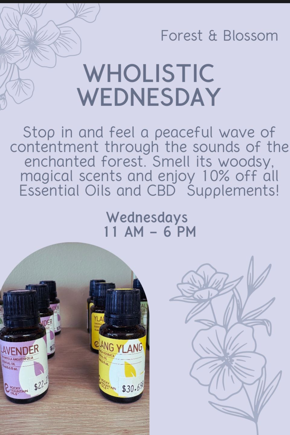 Wholistic Wednesday at Forest and Blossom