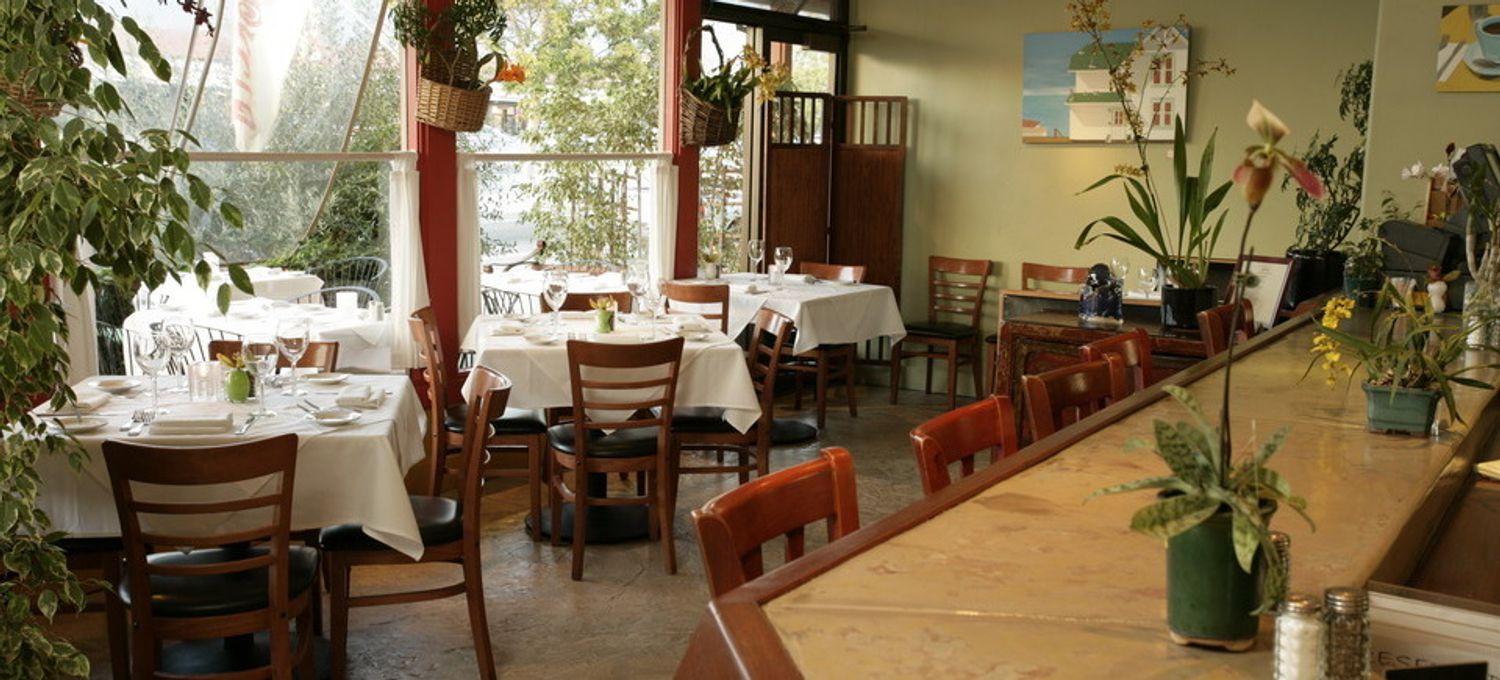 Zookers Restaurant creates a relaxed atmosphere with a creative