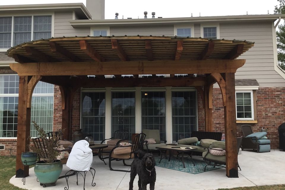 Select outdoor solutions  tulsa oklahoma  outdoor living pergolas shade structures  custom cedar pergola contractor builder construction company  photo apr 13  3 34 37 pm