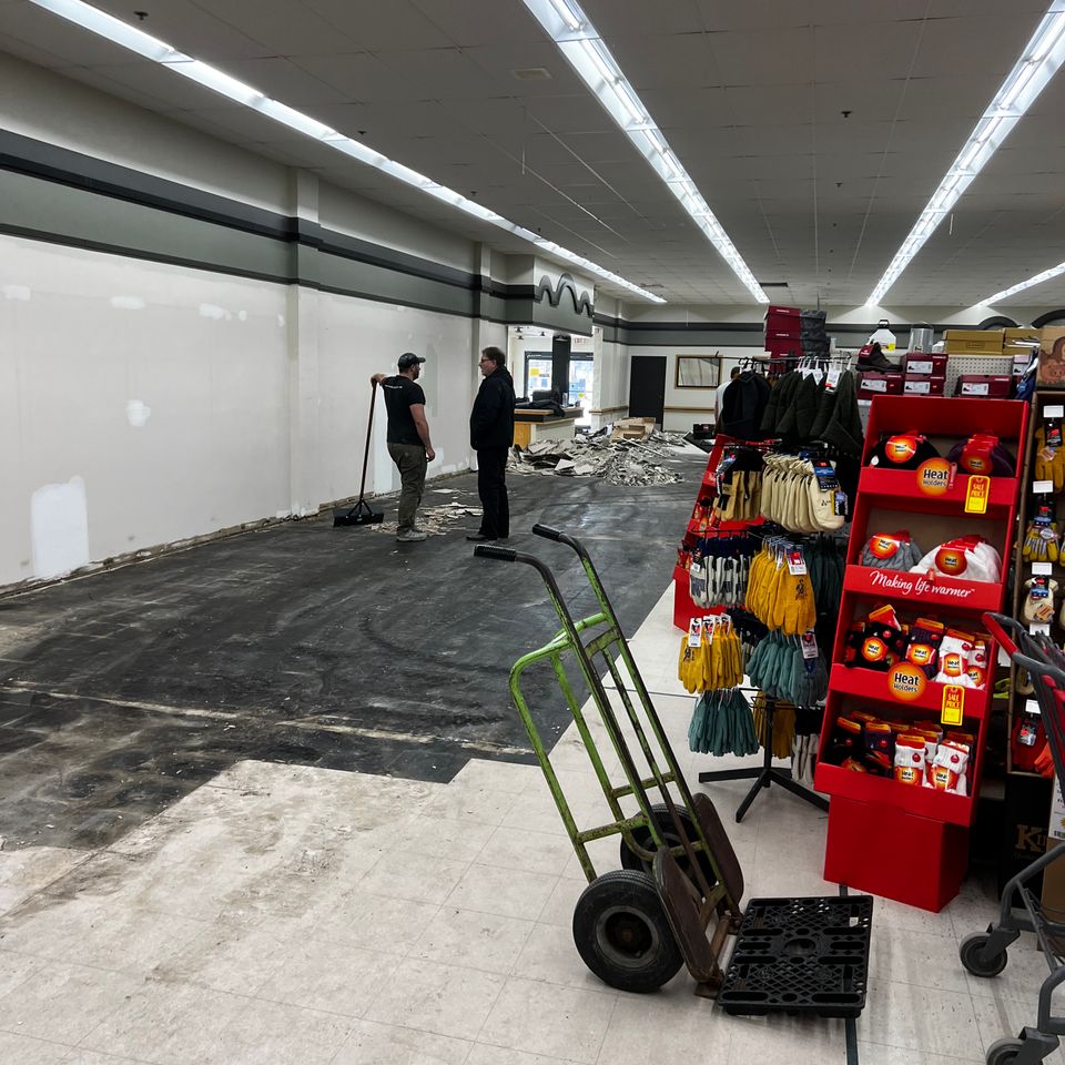 Tearing up floor 1