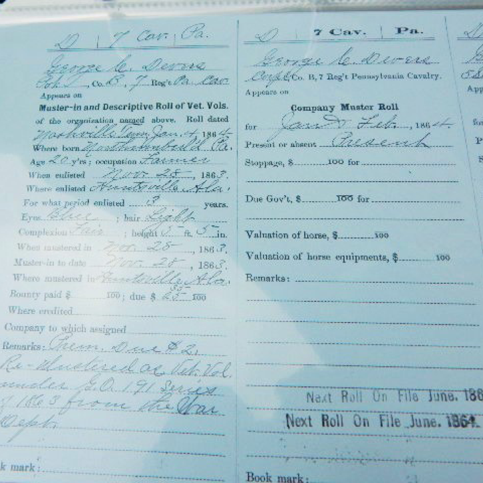 M1860 colt 7th pa. cav  identified on rev. files1320170912 15684 10lurrh