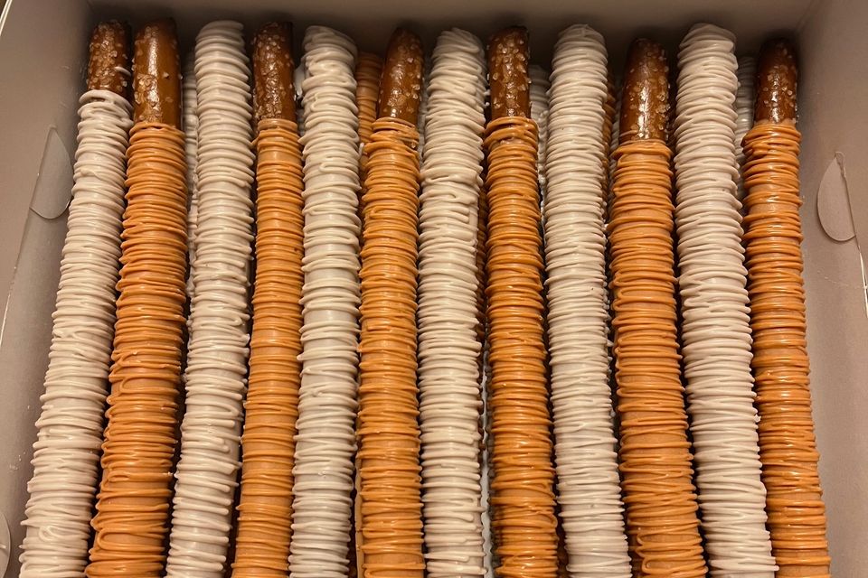 chocolate covered pretzels