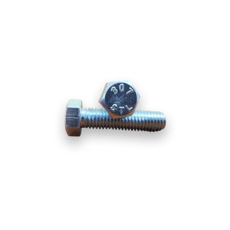 Hex head grade 2 zinc plated (full thread)