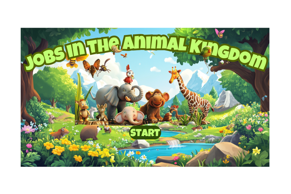 Jobs in the animal kingdom   kids interactive quiz game