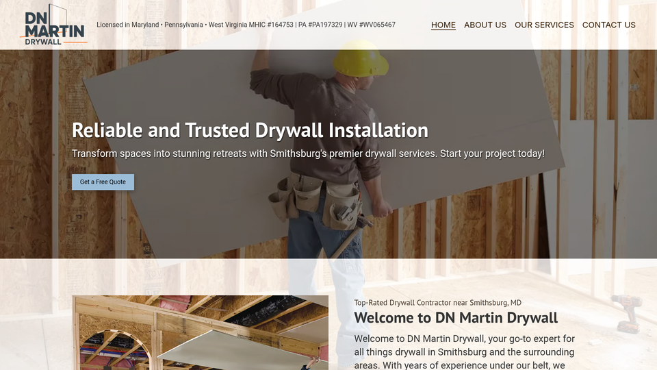 Http www.dnmartindrywall.com 