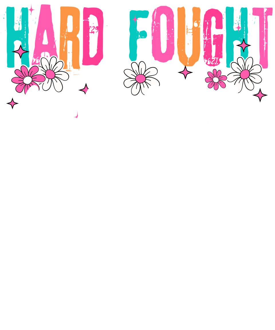 Faith   hard fought hallelujah wht