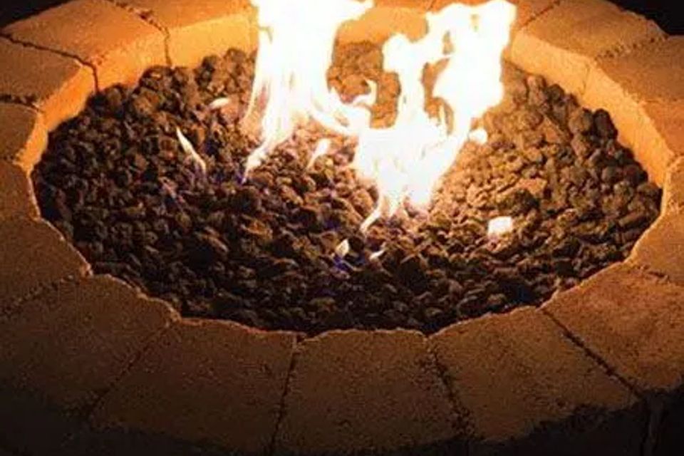 Gas fire ring