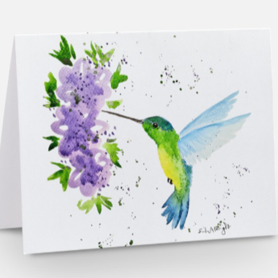 Hummingbird 2 notecard